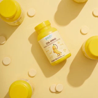 ● 1 กระปุก Cal-mino วิตามินเด็ก แคลเซียมเสริมสูง เสริมกระดูก เสริมการเติบโต ด้วย Calcium l-threonate D3 K2