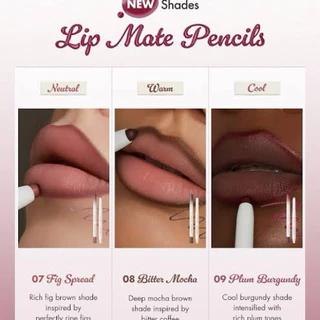 (กดในไลฟ์ลด40%) ROM&ND LIP MATE PENCIL ลิปไลน์เนอร์ ลิปดินสอ เนื้อแมตต์ เขียนขอบปาก