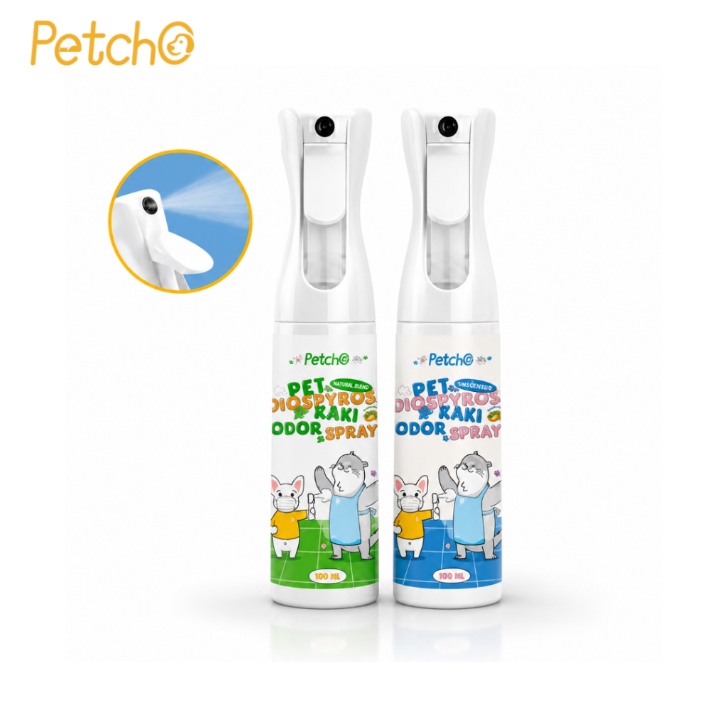 Petcho สเปรย์ดับกลิ่นสัตว์เลี้ยง 3in1 ดับกลิ่นฉี่แมว สุนัข แอนตี้แบคทีเรีย 300ml Petus Kingkaew