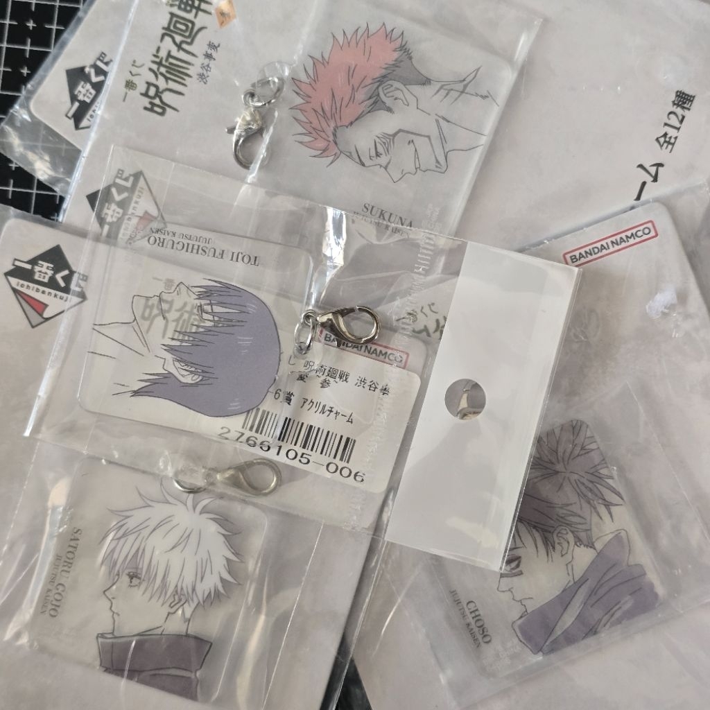 พวงกุญแจอะคริลิค Jujutsu Kaisen งานจับฉลากIchiban Kuji Shibuya Incident ส่วนที่ 3 รางวัล F