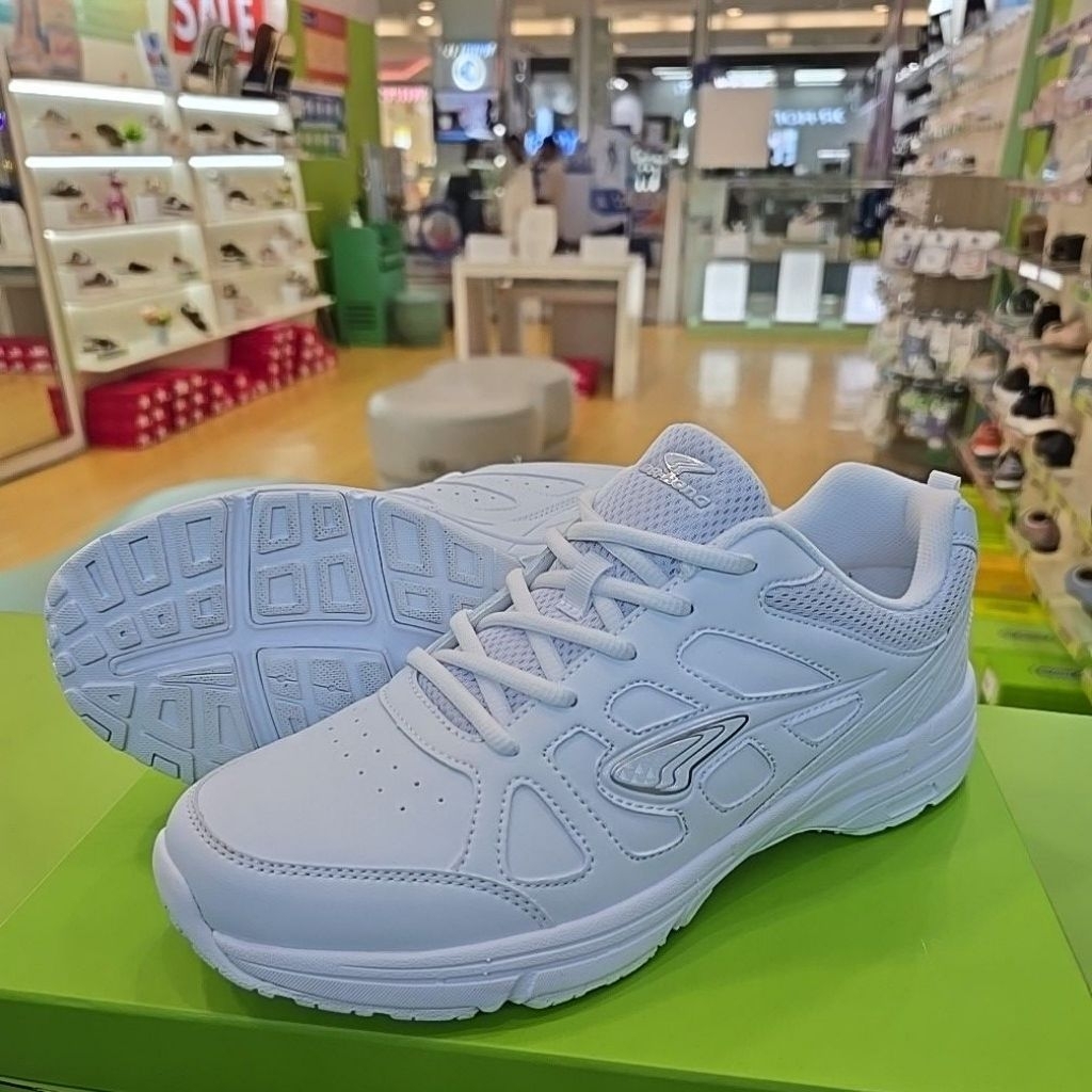 Dr.Kongผ้าใบขาวผูกเชือก C723T001E3WHT