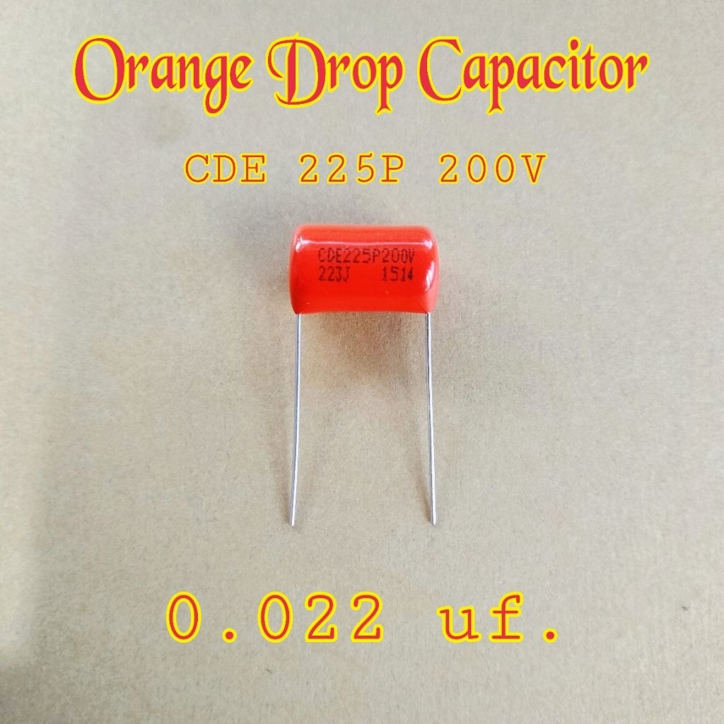 Guitar 1 Pcs Orange drop capacitor 0.022uf. CDE225P 200V