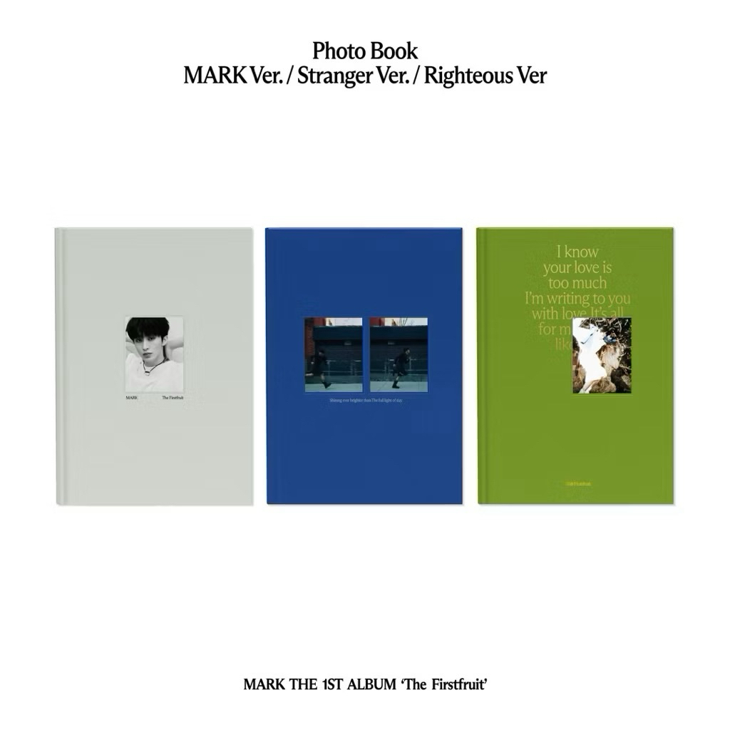 พร้อมส่ง อัลบั้ม MARK The Firstfruit  Photobook ver. First Juice ver.