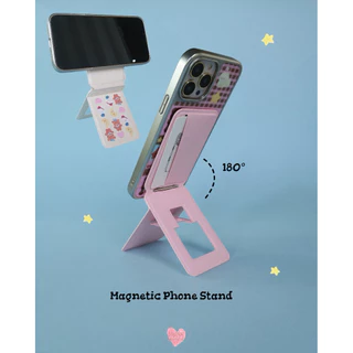 Magnetic Tripod Stand & Card Holder ขาตั้งมือถือมีแม่เหล็ก ใส่บัตรได้ ใครสายคอนเท้นเหมาะมาก! | Plaifah.postcard🐾🐎