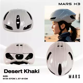 New2026 หมวกจักรยาน MARS H3 มาพร้อมระบบระบายอากาศ 10 ช่อง และสายรัดแม่เหล็ก พร้อมสีใหม่