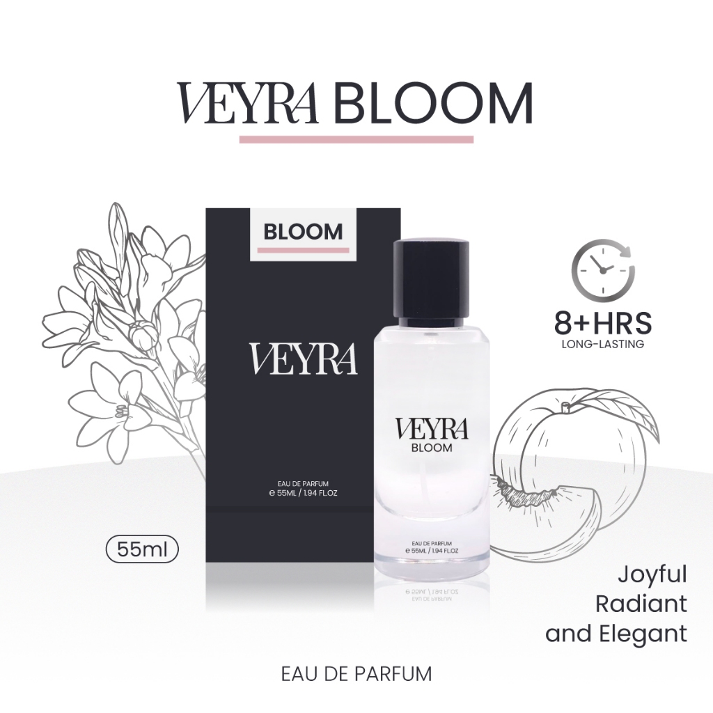 VEYRA [BLOOM] Eau De Parfum 55 ml | Joyful • Radiant • Elegant