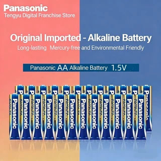 ถ่านอัลคาไลน์พานาโซนิค 1.5V ขนาด AA/AAA 4-20 ก้อน ของแท้ ให้พลังงานยาวนาน
