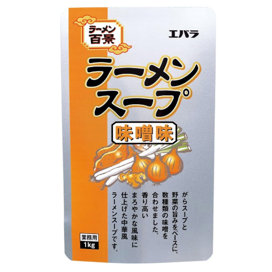 Ebara Ramen Soup Miso Aji 1kg เอบาระ ราเมน ซุป มิโสะ อะจิ 1 กิโลกรัม ขนาดร้านอาหาร
