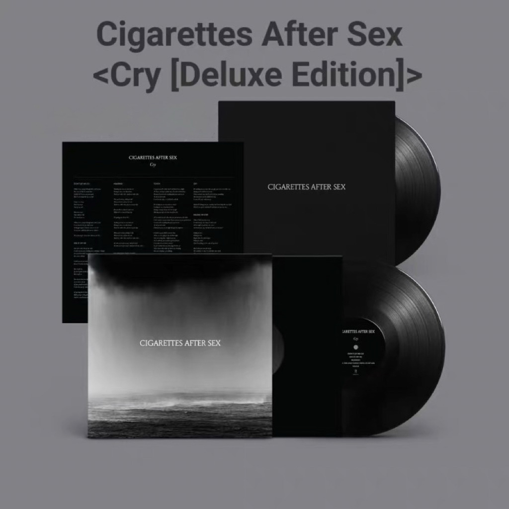 พร้อมส่ง「Cigarettes After Sex」และ「Cry」1LPสีดำ/แผ่นเสียงไวนิล/ใหม่เอี่ยม