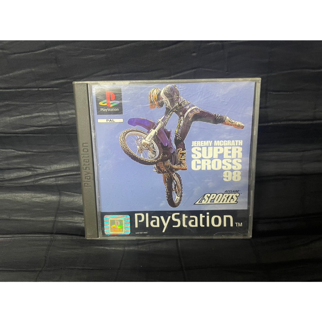 แผ่นเกมส์ PS1 Game : Jeremy Mcgrath Supercross 98 : PS1 PAL