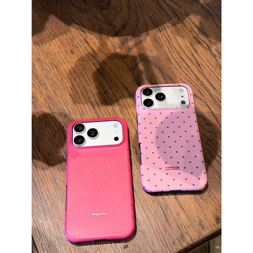 Oxygendog case เคสไอโฟน ลาย1 polka dot For iPhone 17ProMax 17Pro 17 16ProMax 16 15 14 13 ชาร์จไร้สาย thumbnail 6