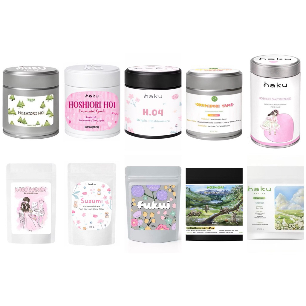 [พร้อมส่ง] HAKU🌱🥜 H01 H04 SUZUMI FUKUI OkumidoriTop RACCOCHAN GOKOU HoshioriDairy