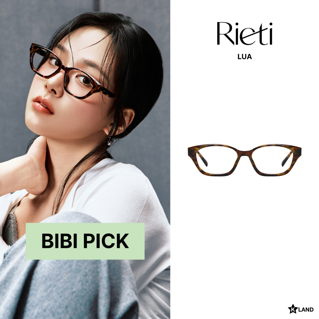 [ NEW!! สินค้าใหม่!! ] Rieti - LUA แว่นกรองแสงสีฟ้า แว่นเลนส์ใส ป้องกันแสงสีฟ้า BIBI pick collection (RTI26GL1029U)