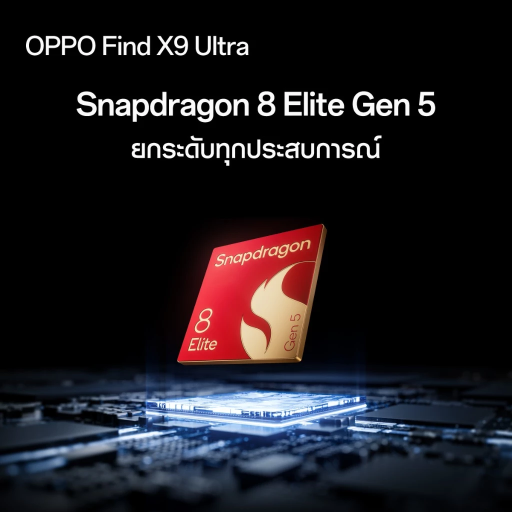 [ใหม่] OPPO Find X9 Ultra (12+512G) | โทรศัพท์มือถือ ออปโป้ กล้องคู่ Hasselblad คมชัด 200MP ชิป Snapdragon8 Elite Gen5 thumbnail 6