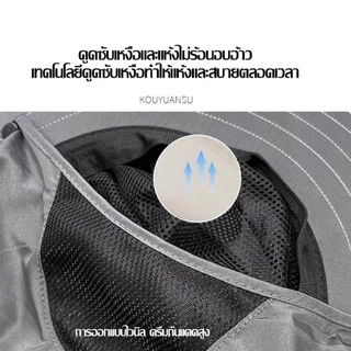 หมวกกันแดด 100% ปีกกว้าง กันแดด UPF50+ ระบายความร้อนเร็ว เหมาะสวมใส่ฤดูใบไม้ผลิและฤดูร้อน
