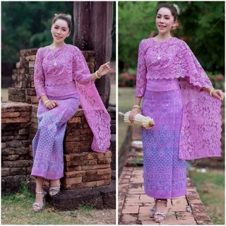 เสื้อลูกไม้แต่งสไบ ใส่ออกงานได้ทุกโอกาส