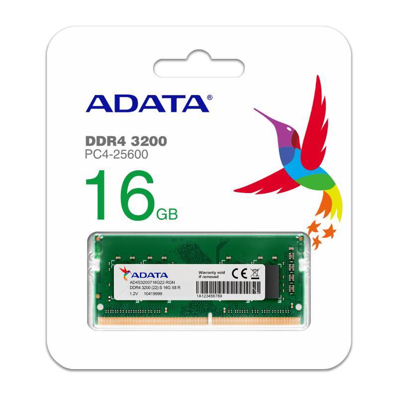 แรม RAM NOTEBOOK DDR4/3200 16GB ADATA 16GB BUS3200 ประกัน LT