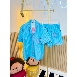 ชุดนอน โนบรา wellwear กระเป๋าปัก