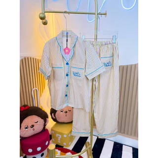 ชุดนอน โนบรา wellwear กระเป๋าปัก