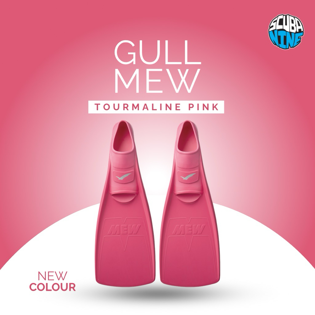 New Color !! GULL - Mew Full Foot Fins ฟินดำน้ำ ยี่ห้อ gull รุ่น Mew แบบ fullfoot