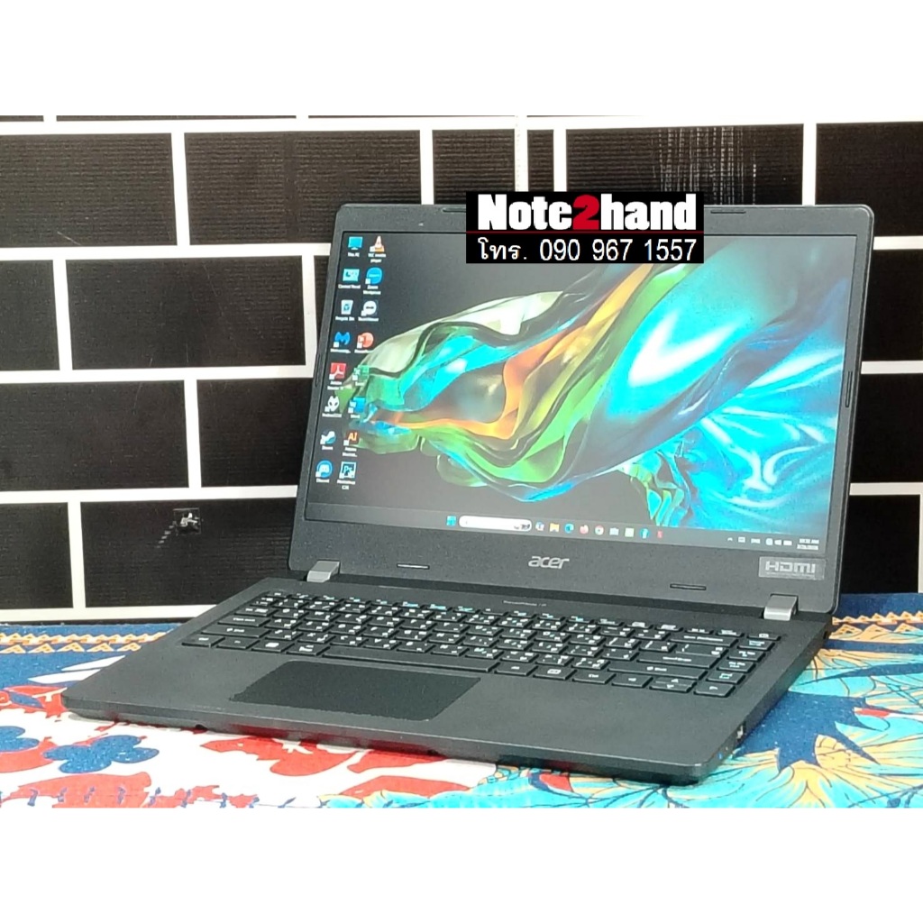 โน๊ตบุ๊คมือสอง ACER Core i5-1135G7 จอ14”HD แรม8+NVMe.256+การ์ดจอ Iris+วินโดว์แท้