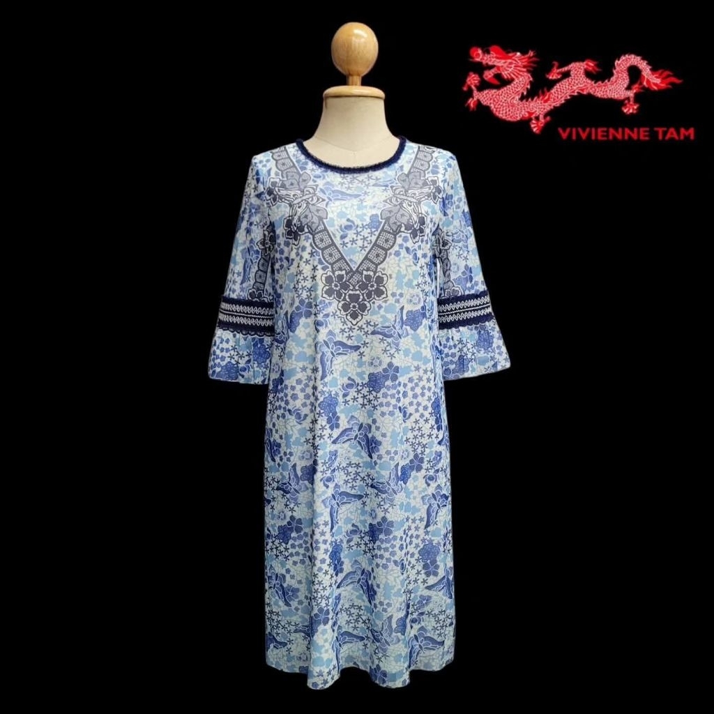 Full-Print Mesh DressSz. รอบอก34"-40"