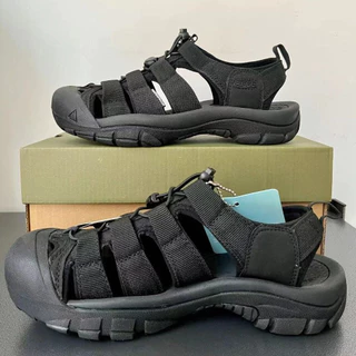 งานฝีมือ keen newport h2 สีดำ/Black กันน้ำ กันลื่น เย็น น้ำหนักเบา งานฝีมือ ไซส์ 36-44 【จัดส่งทุกวัน】