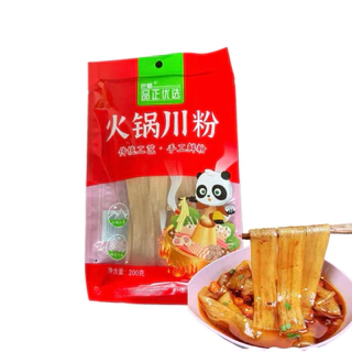 เส้นหม่าล่า หรือเส้นหนึบ พร้อมส่ง เจ (火锅川粉）ขนาด 200g เส้นทำจากมันเทศ กินคู่กับชาบูหม่าล่า สุกี้ เส้น หนึบ มันเทศ หม่าล่า