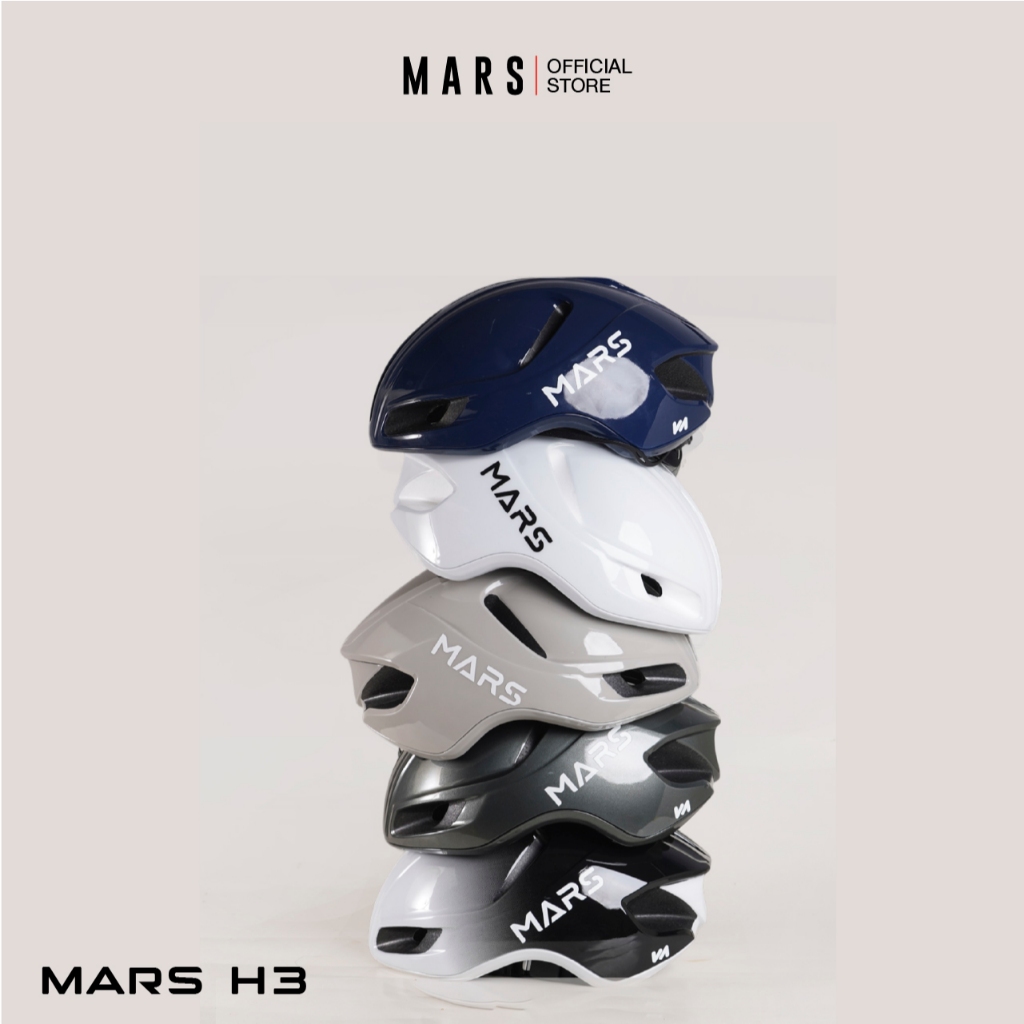 หมวกจักรยาน Mars H3 ดีไซน์เท่ ทันสมัย ใส่ได้ทั้งชายและหญิง