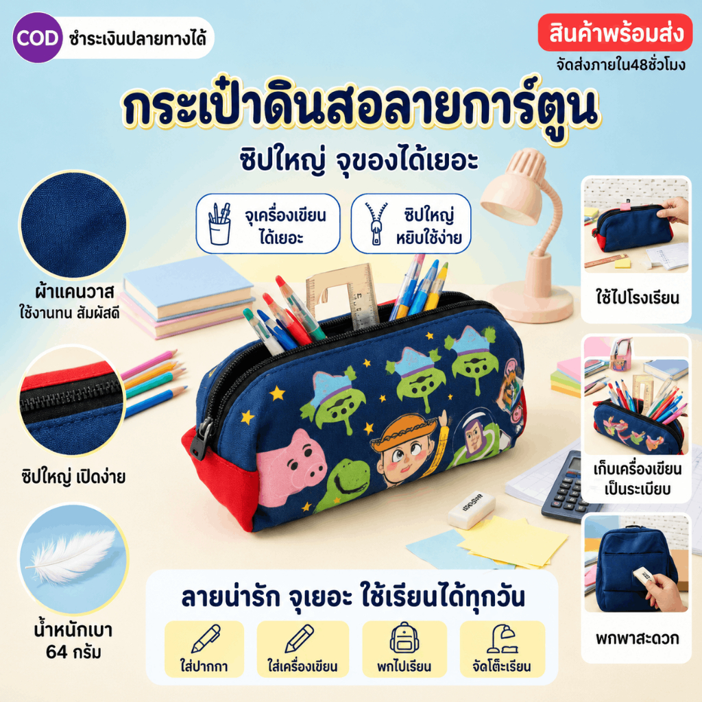 กระเป๋าใส่ปากกาดินสอ Toy Story