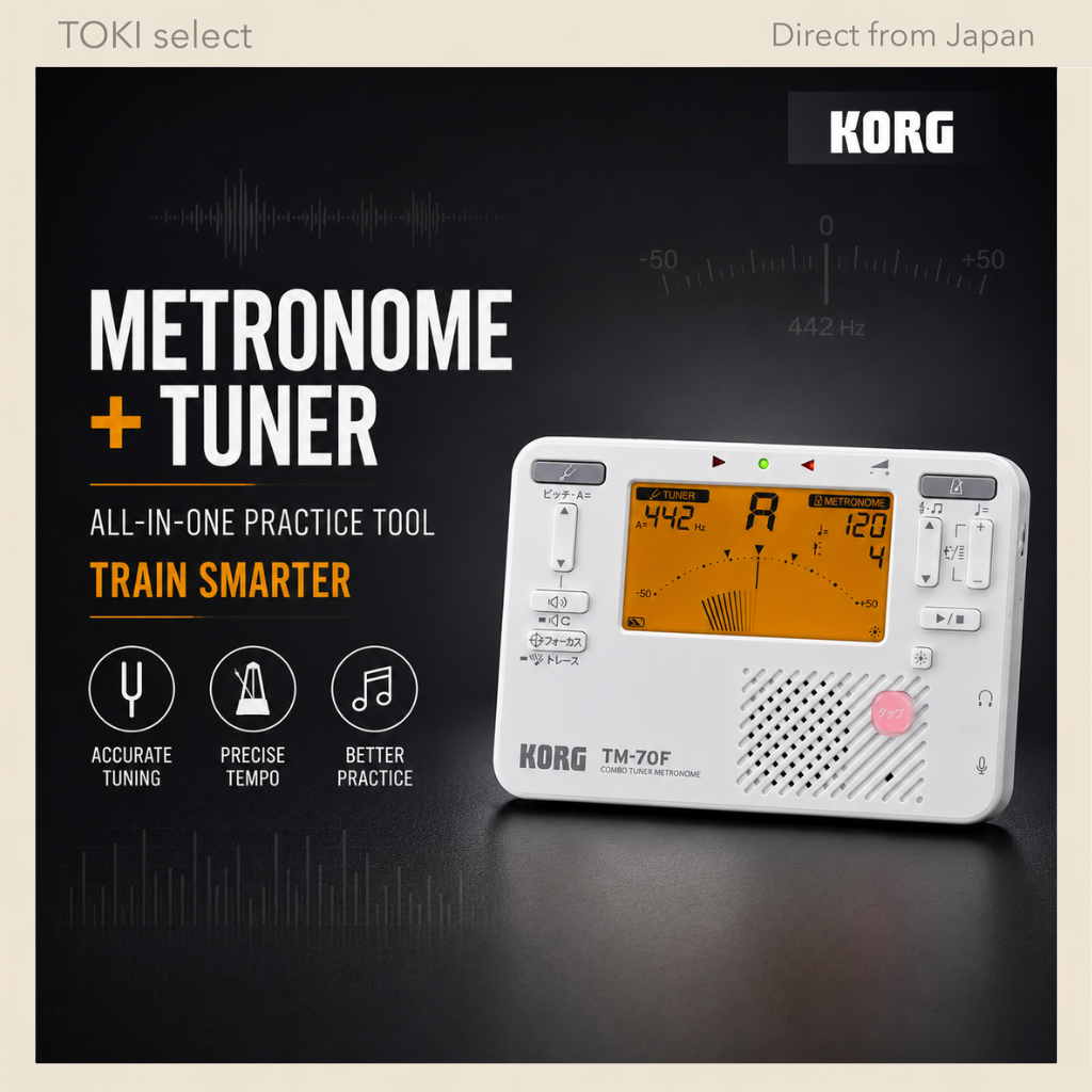 KORG TM-70F Metronome Tuner Digital Rhythm Tempo Trainer for Guitar Violin Piano Practice