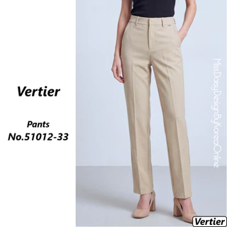 Vertier กางเกงขายาว No.51012 ผลิตจากผ้า Double Poplin