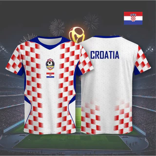 เสื้อกีฬาพิมพ์ลาย บอลโลก2026(2) เนื้อผ้าไมโครเกรดพรีเมี่ยม