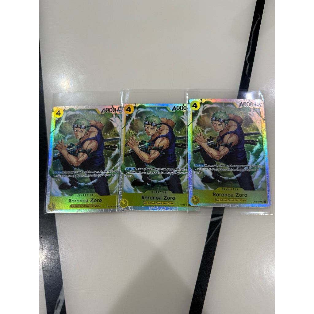 การ์ด SR Roronoa Zoro OP15-113 Eng