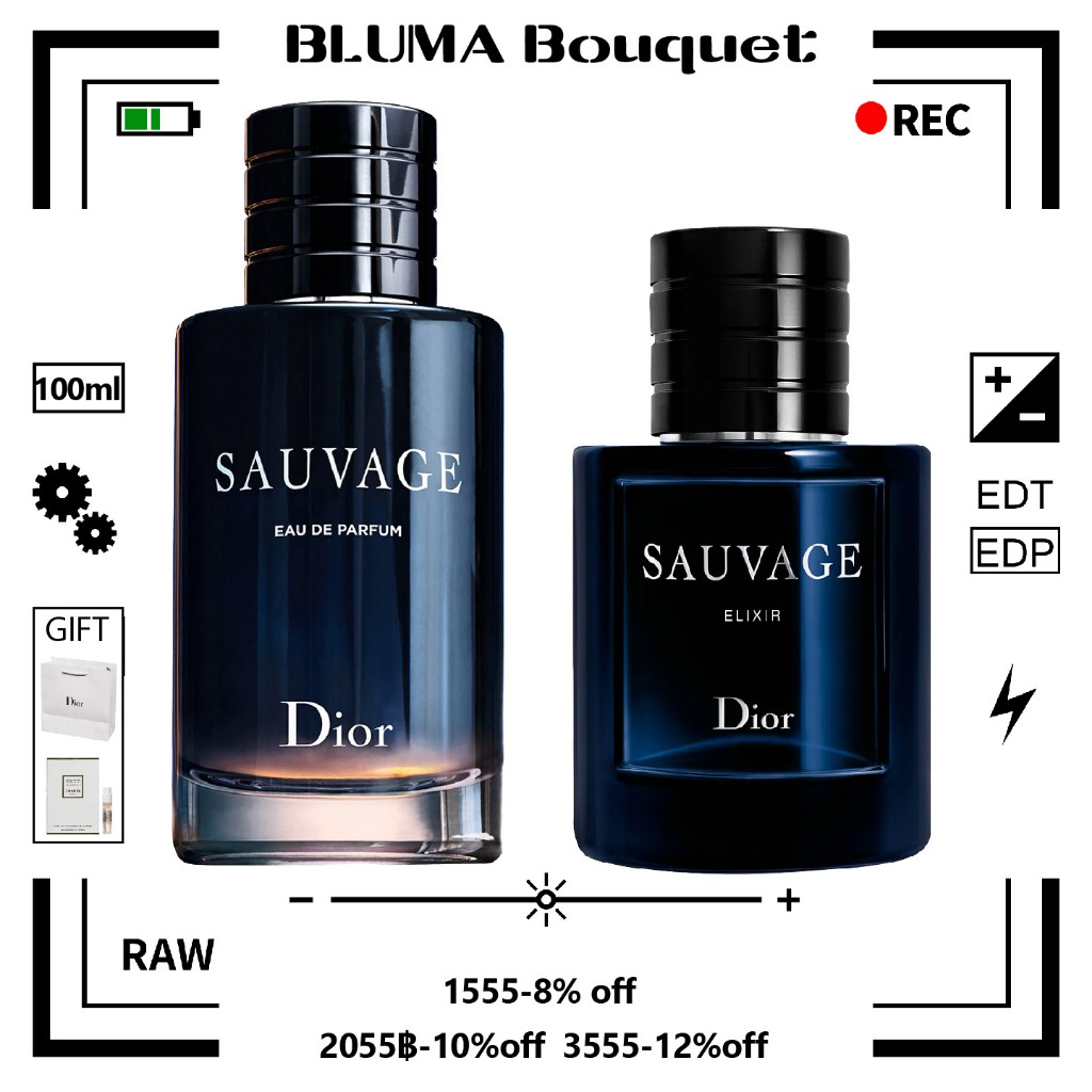 100ml- Dior Sauvage Elixir Eau de Parfum Eau de Toilette EDT EDP