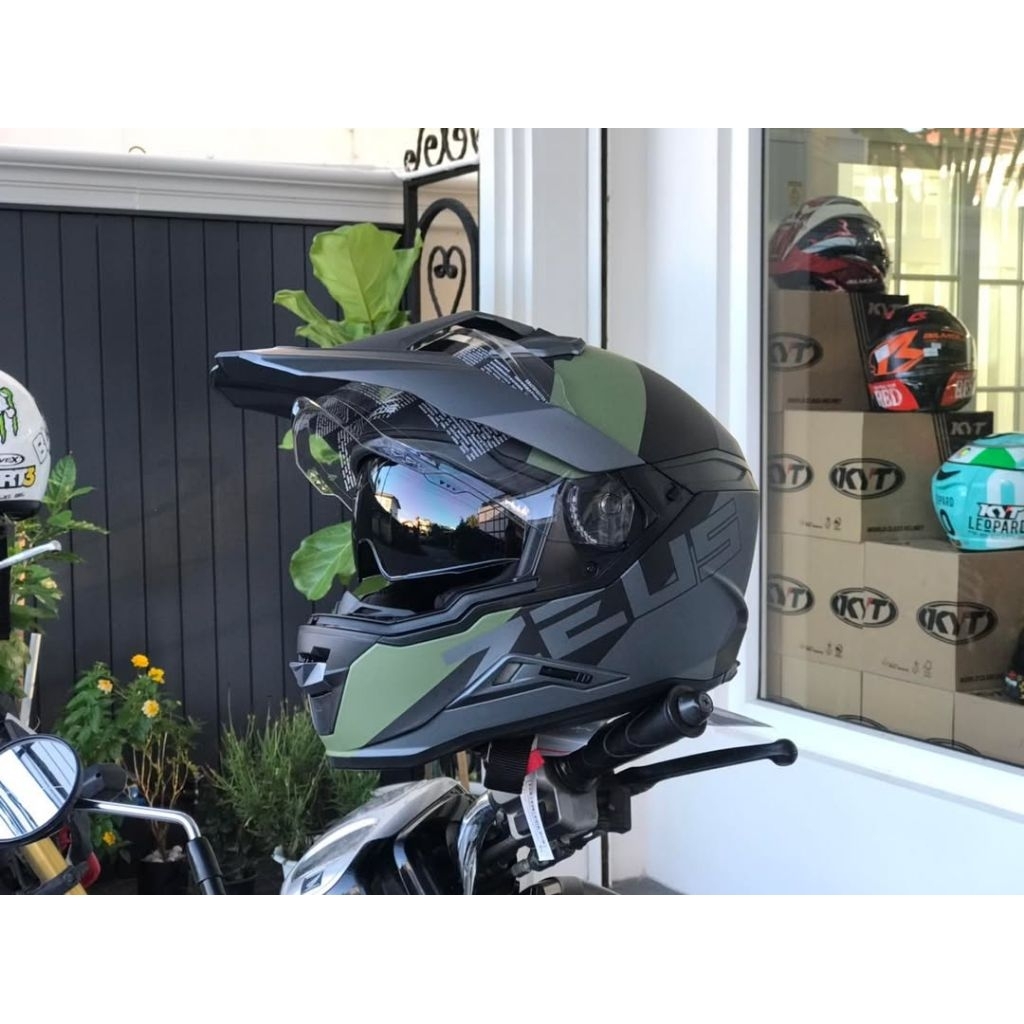 Touring Adventure  ZEUS Helmets | ZS-913 Adventure  (แก็ป ปีกหมวกถอดออกได้)