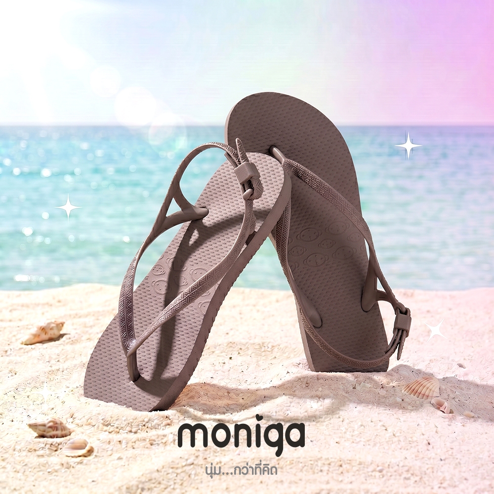 MONIGA รุ่น Maldives-S รองเท้าแตะหูคีบรัดส้น