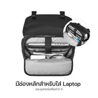 Tomtoc Slash T64 Laptop Backpack กระเป๋าเป้สะพายหลัง ความจุ 18L ใส่ Laptop ขนาด 16 นิ้ว