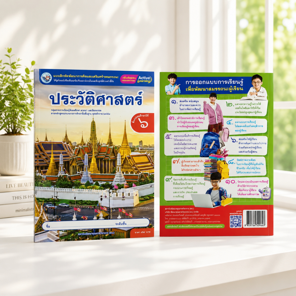 แบบฝึกหัด ประวัติศาสตร์ ป.6 พว.