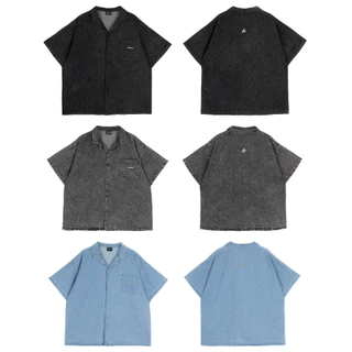 URTHE - เสื้อเชิ้ต เสื้อยีนส์ Oversize รุ่น COVERT SHIRT