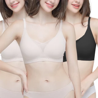 Wacoal Smart Size บราไร้โครง ฟองน้ำบาง 10 มิล (เซท 3 ชิ้น) รุ่น WB5Y03/WB5303