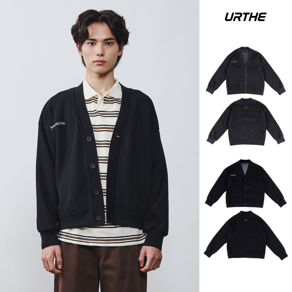 URTHE - เสื้อคาร์ดิแกน เสื้อกันหนาว Oversize รุ่น SENTINEL CARDIGAN