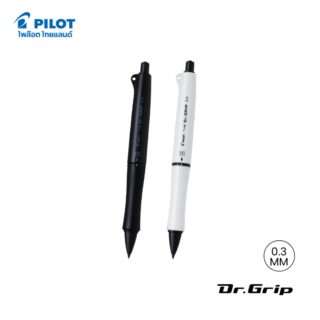 PILOT قلم رصاص ميكانيكي بالهز Dr. GRIP ‏0.3 / 0.5 — صورة 2