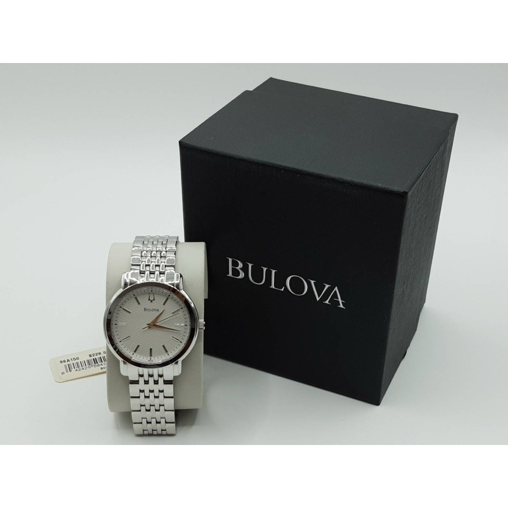 นาฬิกา BULOVA MEN'S 96A150 QUARTZ 38 MM พร้อมกล่อง (ใหม่มีตำหนิ)