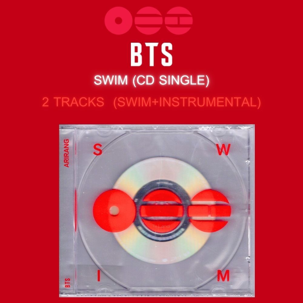 แผ่น CD Single BTS: Swim (2 Tracks) (ใหม่/ซีล) ปี 2026 (มีตำหนิ)