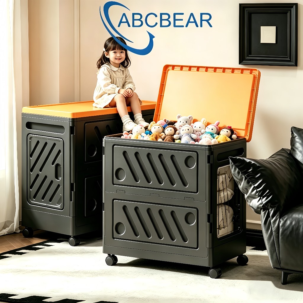 COD-storage box【รุ่นอัพเกรด】กล่องเก็บของ 180L กล่องเก็บของเก็บเสื้อผ้า กล่องเก็บของ พับได้ขนาด ใหญ่ กล่องใส่ตู้เสื้อผ้า