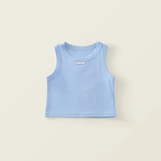 Hania kids พร้อมจัดส่ง เสื้อกล้ามแขนกุดแฟชั่นเด็กผู้หญิงสีพื้น ผ้านิ่มใส่สบาย ผ้าฝ้าย K3120037