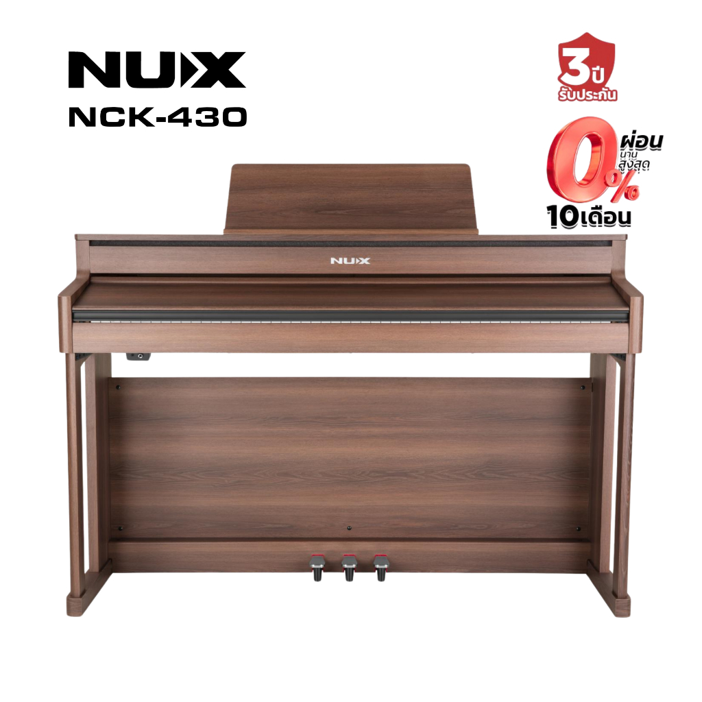 NUX NCK-430 เปียโนไฟฟ้า 88คีย์ Digital Piano NCK430 รองรับ Bluetooth,MIDI บันทึกเสียงผ่านโทรศัพท์ได้