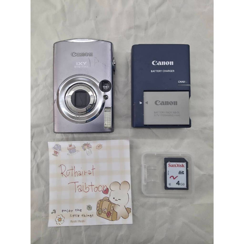 รุ่นคุณพั้นช์รักแมว 🌈 กล้องดิจิตอล Canon IXY 900is (ixus 850is) (4)