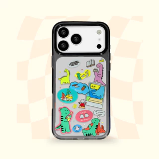 Oxygendog case เคสไอโฟน ลาย ไดโนเสาร์ แมวลายจุด For iPhone 17promax 17pro 17 16 15 ProMax 15 14 13